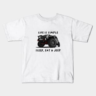 American Jeep Grey Kids T-Shirt